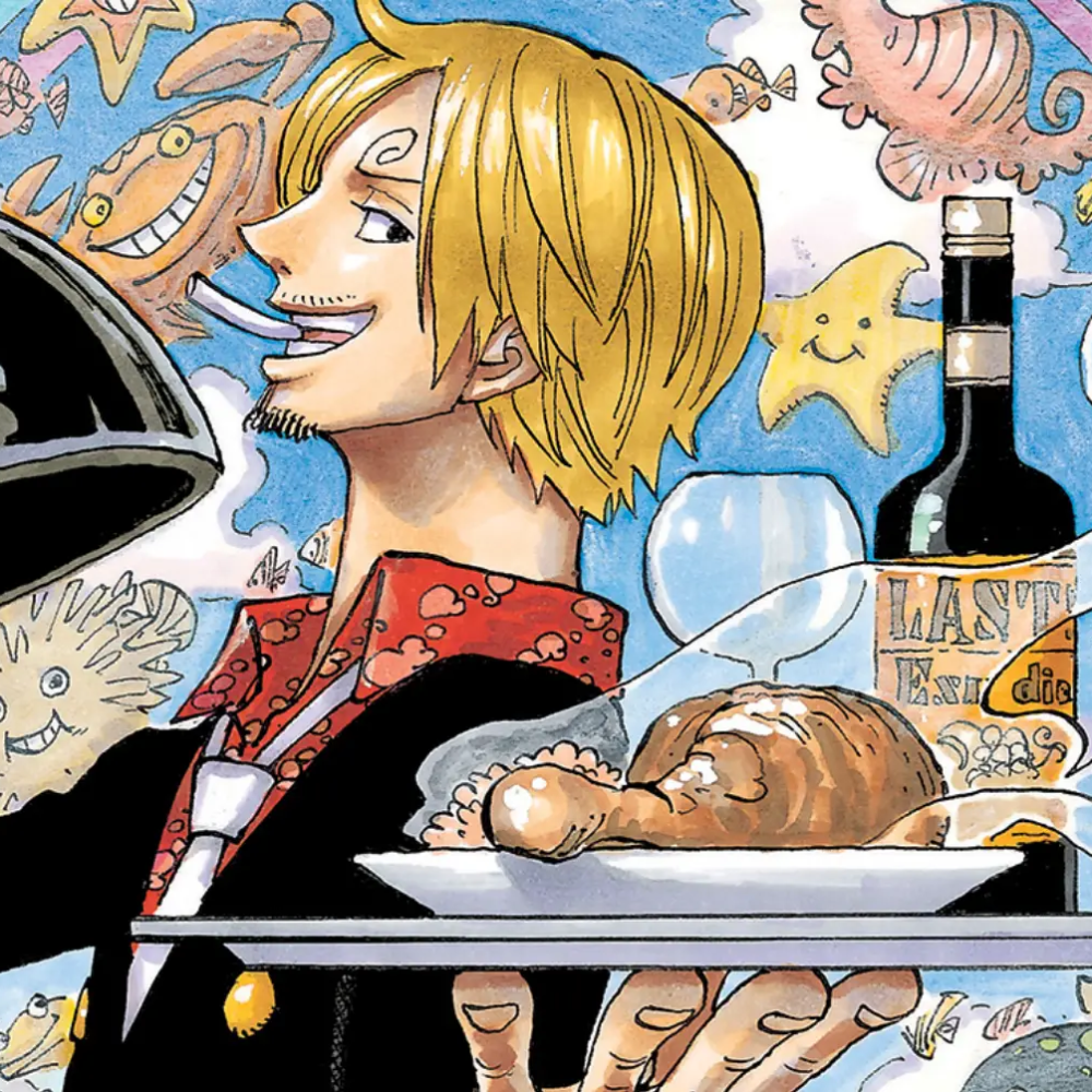 “Black Leg" Sanji, born as Vinsmoke Sanji, is the cook of the Straw Hat Pirates [One Piece]